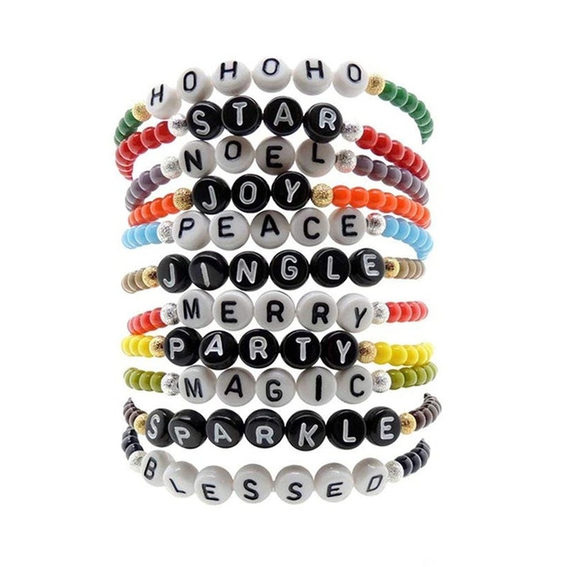Looconi Amaney 1400pcs 4Ã—7mm Black Round Acrylic Alphabet Letter Beads A-Z and Number Beads for Jewelry Making Bracelets Necklaces Key Chains - Image 4